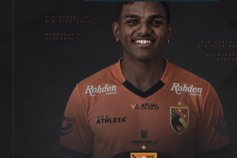 Santa Catarina Clube anuncia Nycollas Lopo como novo reforço para a Copa Santa Catarina