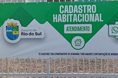 Cadastro habitacional segue com atendimentos por bairros em Rio do Sul