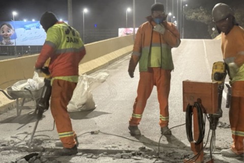 Elevado Deputado José Thomé terá interdição total à noite para conclusão de obras