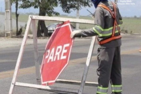 DNIT alerta para operação de Pare e Siga na BR-470/SC, em Blumenau, a partir desta terça-feira (5)