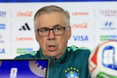 Ancelotti omite escalação do Brasil na véspera do duelo contra o Japão