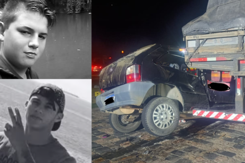 Jovens mortos em grave acidente na BR-470, em Pouso Redondo, são identificados
