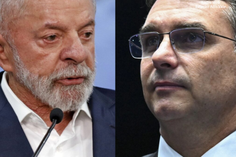 Rejeição a Flávio cai para 54% enquanto de Lula cresce a 52%