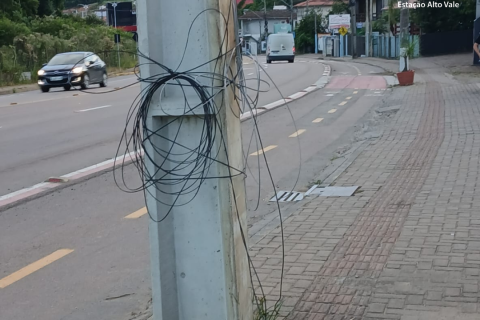 Prefeitura de Rio do Sul inicia Operação Limpa Fios para organizar rede aérea e aumentar segurança