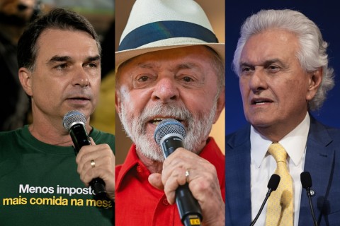 Real Time: Lula tem empate técnico com Flávio e Caiado em 2º turno