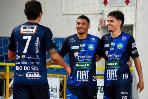 Rio do Sul Futsal vence Caçador na estreia da Copa SC