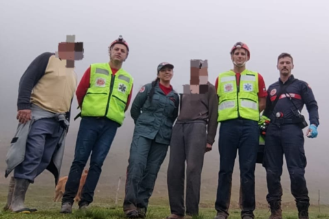 Bombeiros encontram idoso desaparecido após quase cinco horas de buscas em Mirim Doce