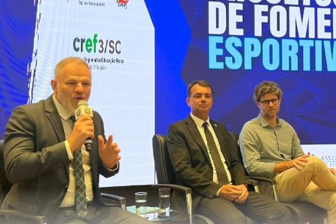 Em seminário, presidente da Fesporte destaca as políticas públicas estaduais para o fortalecimento do esporte
