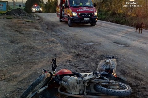 Motociclista morre após acidente em Rio do Campo