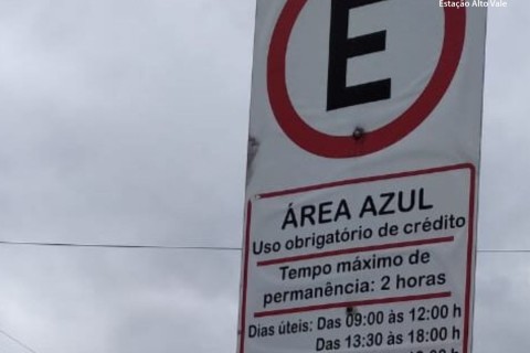 Rio do Sul abre licitação para concessão do estacionamento rotativo