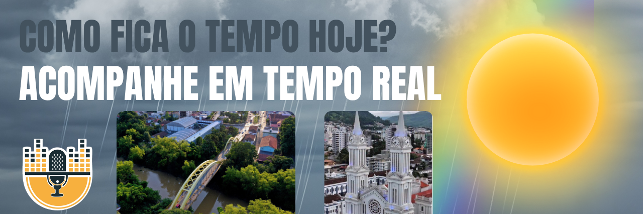 Como fica o tempo hoje? Clique aqui